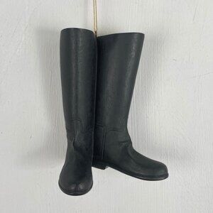 Christmas Ornament Boots Black Tall Riding Replica Horseback Shoes Equestrian